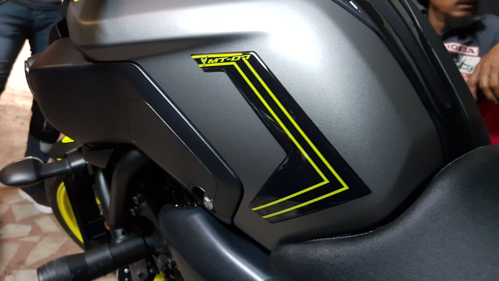 Yamaha Mt 07 2018 Night Flue Özel Yan Pad