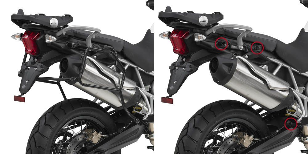 Triumph Tiger 800-800XC-800XR (11-17) Yan Çanta Taşıyıcısı (Givi PLR6409)