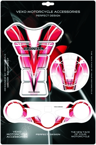 VEXO VXFH-004 HONDA DEPO-DEPO KAPAK-GİDON PAD (3 LÜ SET)