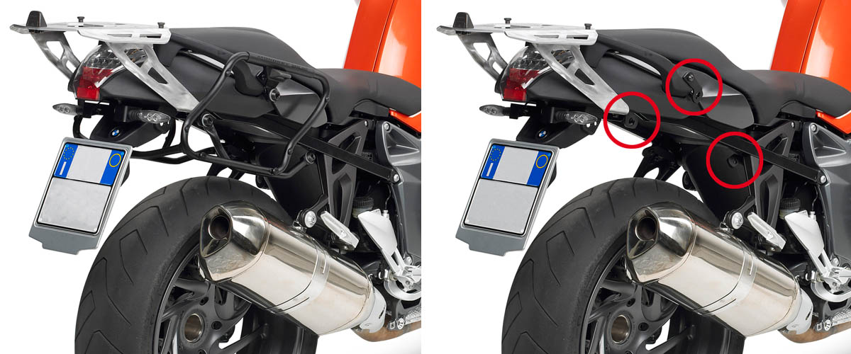 GIVI PLXR691 BMW K 1200R (05-08) - K 1300R (09-16) YAN ÇANTA TAŞIYICI