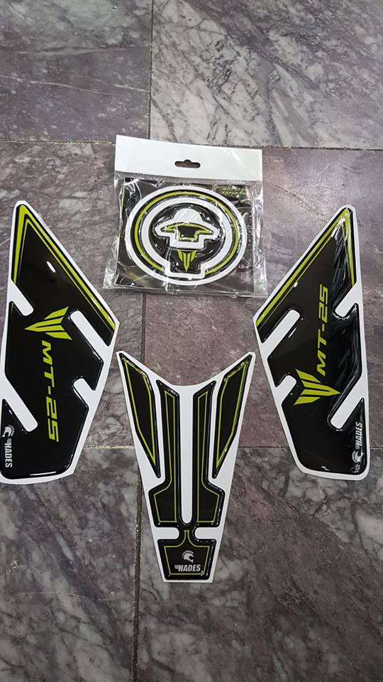 Yamaha Mt 25 Yeni Versiyon Tank Pad Seti Neon 1.Model