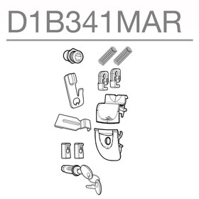 Shad SH33/SH34 Komple Kilit Mekanizması  (Shad D1B341MAR)