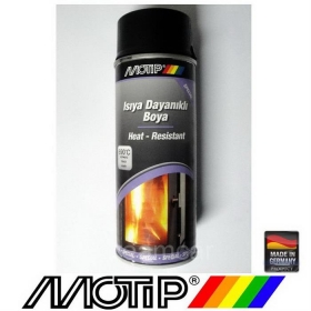 Motip 690°C Isıya Dayanıklı Siyah Boya (400 ml.)