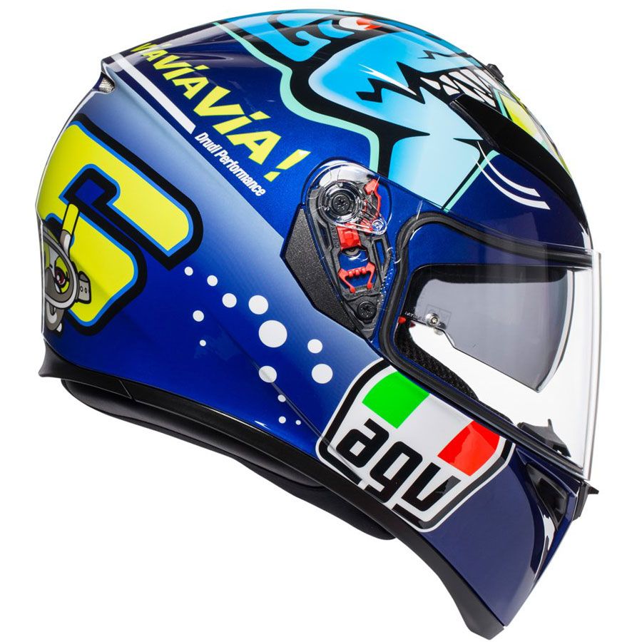 Agv K3 SV Top PLK Rossi Misano Kapalı Kask
