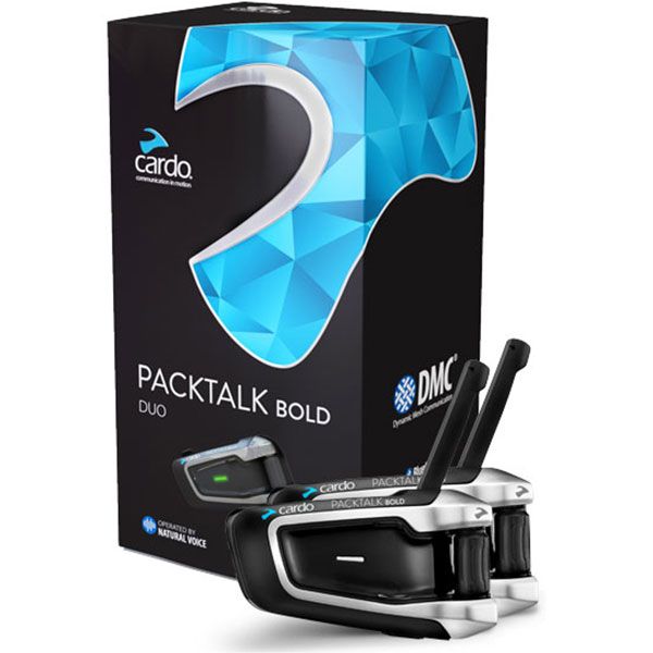 Cardo Packtalk Bold Bluetooth ve İnterkom (İkili Paket)