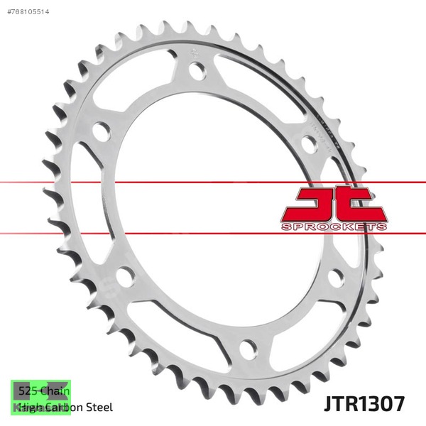 JTR1307.42 CBR 600RR ARKA DİŞLİ CBR 600 RR ARKA DİŞLİ 03-06 MODEL  525 ZİNCİR KULLANIR