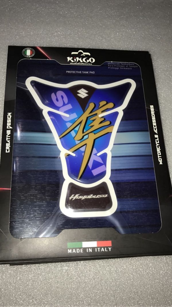 Suzuki Gsxr 1300 Hayabusa Blue Tank Pad
