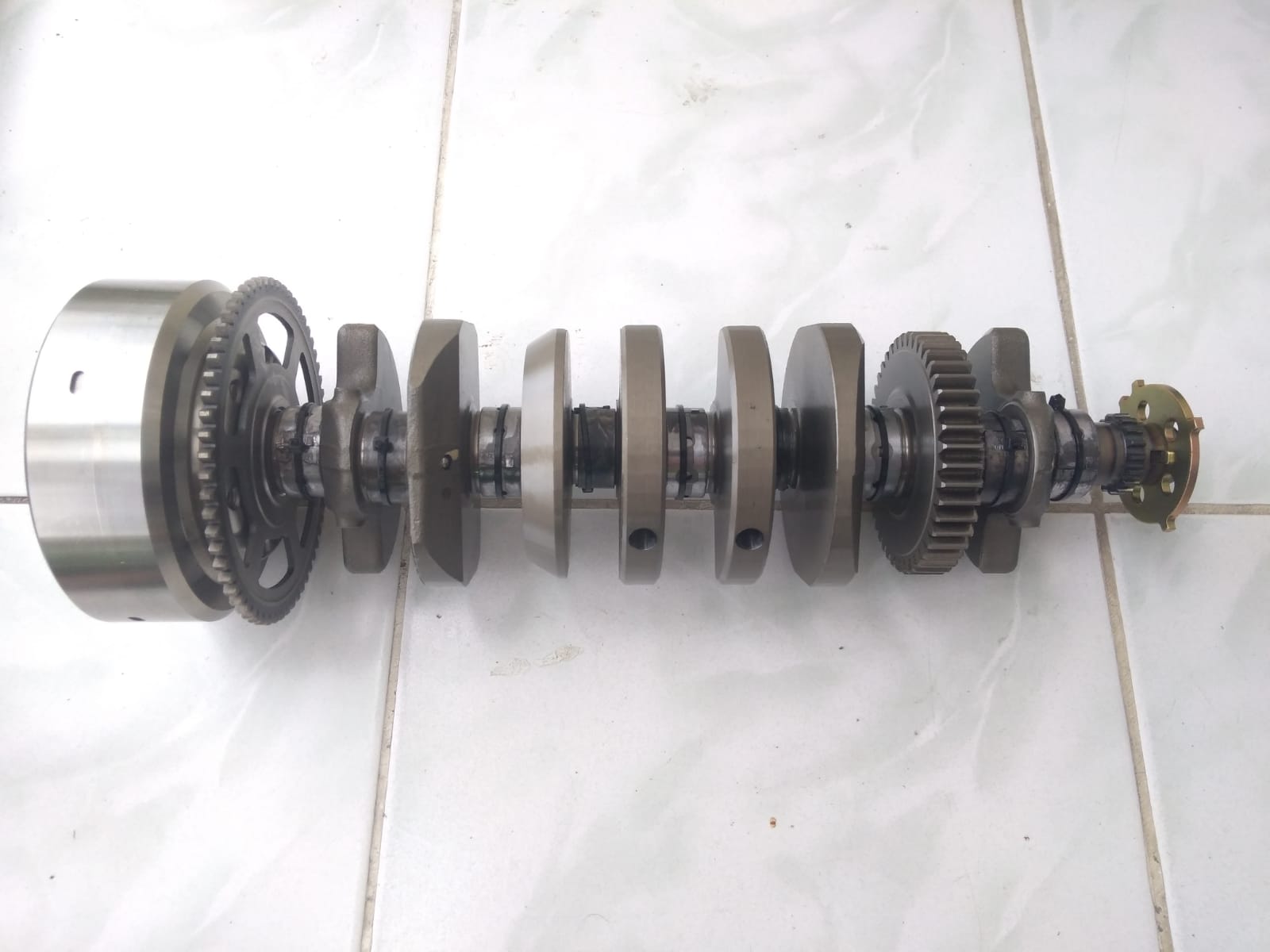 1999 -2002 yamaha R6 komle set krank kollar kol yataklar ana yataklar pistonlar