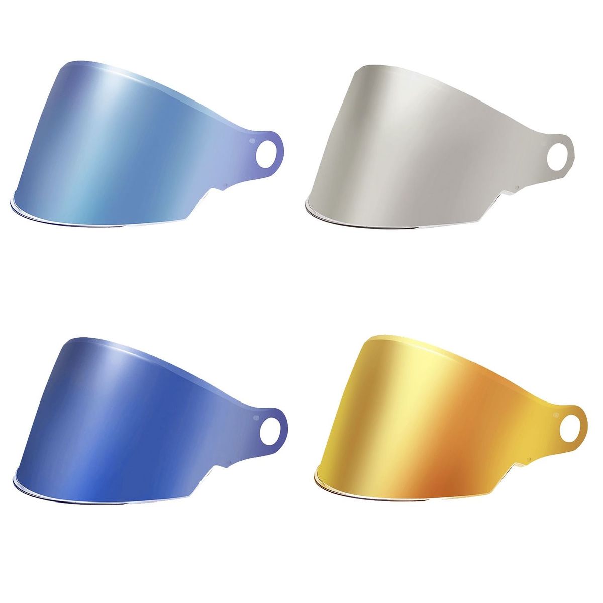 LS2 Airflow-2 Renkli Kask Camı (İridium Renkler