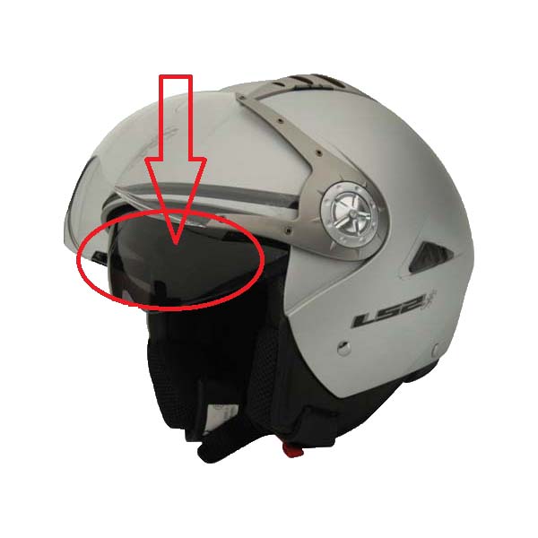 LS2 OF545 KASK GÜNEŞ CAMI