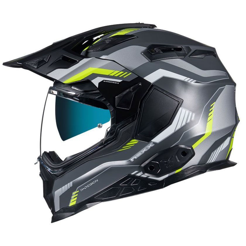 Nexx X.Wed 2 Columbus Kask (Mat Gri-Neon Sarı)