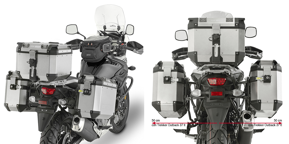 GIVI PL3112CAM SUZUKI DL 650 V-STROM (17-20) YAN ÇANTA TAŞIYICI