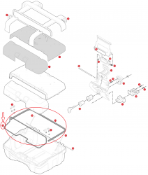 GIVI Z2072R ÇANTA KAPAK CONTASI TRK33-TRK46