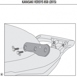 KAPPA 4114KITK KAWASAKI VERSYS 650 (15-19) YAN ÇANTA TAŞIYICI BAĞLANTI KITI