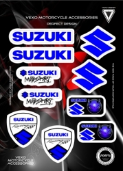 VEXO X24 SUZUKI STICKER SET MAVI