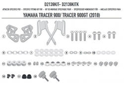 Yamaha Tracer 900 / Tracer 900 GT (18>19) Ön Cam Siperlik Bağlantı Kiti  Givi D2139Kit 