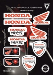 Vexo X20 Sticker Set (Honda-Kırmızı)