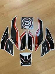 Yamaha Tracer 900 2018-20 Tank Pad Seti Red Black
