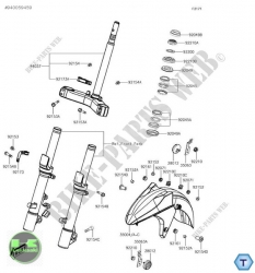 kawasaki j 300 alt mesnet kawasaki j 300 alt platin sıfır orıjınal  44037-y001