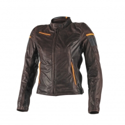 Dainese Michelle Lady Deri Mont Dark Brown Black Orange