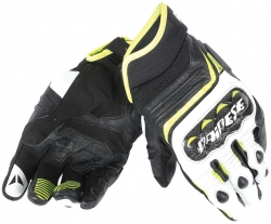 Dainese Carbon D1 Short Eldiven (Sarı-Siyah)