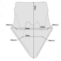 Givi D4119S Kawasaki Nınja 650 (17-18) Rüzgar Siperlik