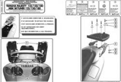 Givi Sr46M Yamaha Majesty 125-150-180 (01-11) Arka Çanta Taşıyıcı