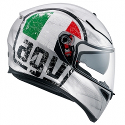 AGV K-3 SV Scudetto Matt Silver Kask PLK