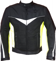 LBC 901 Air Yazlık Fileli Motosiklet Montu (Sarı-Siyah)