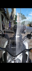 12-15 HONDA NC 700X 750X UZUN CAM ŞEFFAF 55CM 4MM