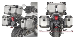 Triumph Tiger 800 XC - 800 XR (18>20) Yan Çanta Taşıyıcısı Outback (Givi PL6413CAM)