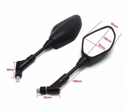 mt-25-07-09-tracer 700-900 cb500 cb600 cb650 katlanır ayna e9 c sertifikalı Spor üçgen ayna seti