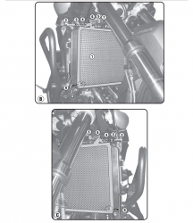 Yamaha MT-09 (17>20) - MT-09 Tracer (15>17) Radyatör Koruma (Kappa KPR2132)