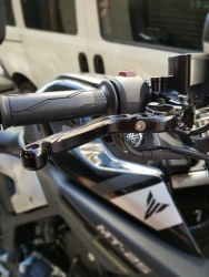 Yamaha Yzf R25-Mt-25 Katlanır Parlak Siyah Manet Seti