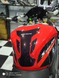 Bmw S1000rr Tank Pad+Depo Kapak Pedi Black 2009-14