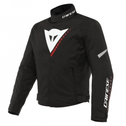 Dainese Veloce D-Dry Motosiklet Mont (Siyah-Beyaz-Lava Kırmızı)