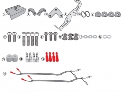 Honda CB 1000 R (18>20) Yan Çanta Taşıyıcı Bağlantı Kiti (Givi 1165KIT)