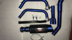 Yamaha Yzf R25-Mt25 Blue Carbon Egsoz Full System Egzoz