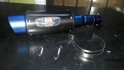 Yamaha Yzf R25-Mt25 Blue Slip On Carbon Egzoz