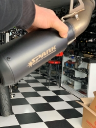Bmw S1000r slip on spark egzoz 2.el temiz 2009-2014