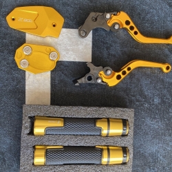 Kawasaki z800 gold altın manet elcik ve ayak genisletme set