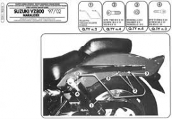 Suzuki VZ 800 Maruder Heybe Taşıyıcısı (Kappa TK251)