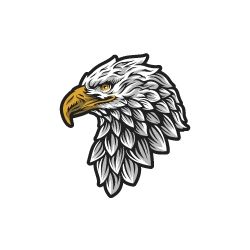 Mr.Sticker RFHLM180 Reflektif Kartal Kafası Etiketi