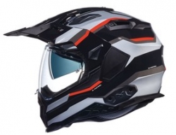 Nexx X.Wed 2 X-Patrol Kask (Siyah-Gri-Kırmızı)