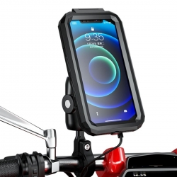 Nukrotech M18-54 Su Geçirmez Telefon Tutucu Mafsallı (Gidon Bağlantılı)
