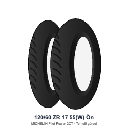 120/60 ZR 17	55(W)	Ön Lastik - MICHELIN Pilot Power 2CT