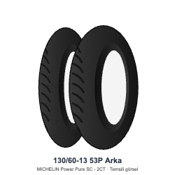 130/60-13	53P Arka Lastik - MICHELIN Power Pure SC - 2CT