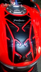 Bajaj Pulsar Ns 200 Özel Tank Pad Black-NS200