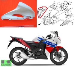 11-17 CBR 125 KAFA GRENAJI SAĞ TARAF SIFIR ORIJINAL BEYAZ RENK