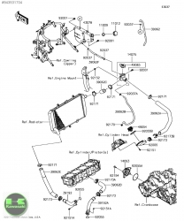 12-20 kawasaki versys 1000 su deposu klz 1000 yedek su deposu  43078-0074